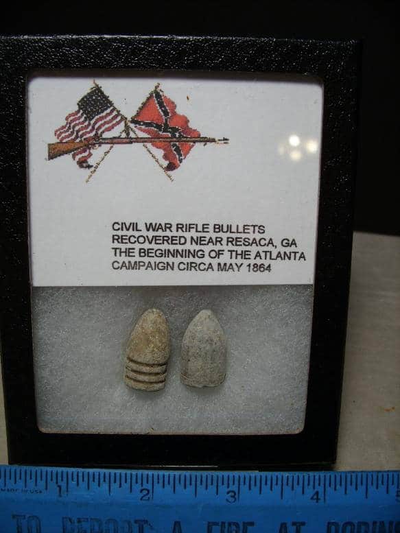 Civil War Bullets (121616j) - The Stones & Bones Collection