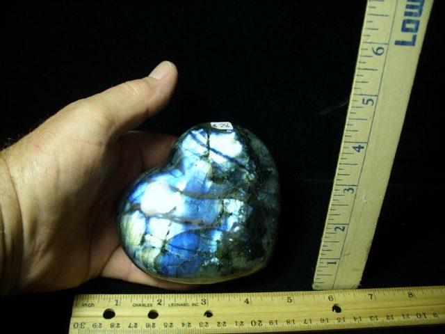 Large Heart Shape  Labradorite  (052520c) - Image 4