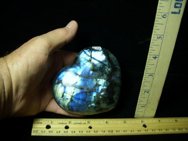 Large Heart Shape  Labradorite  (052520c) - Image 3