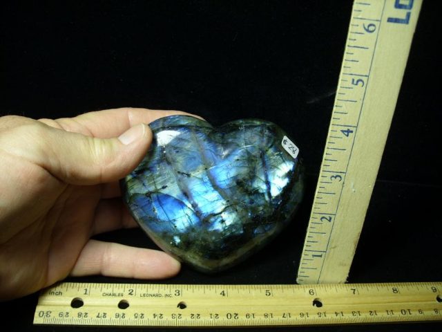 Large Heart Shape  Labradorite  (052520c)