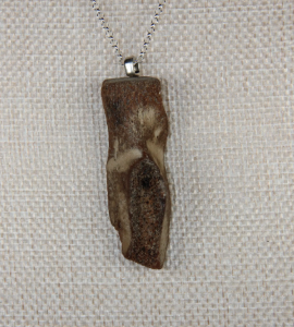 Fossilized Bone Pendant