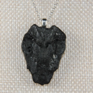 Fossilized Sea Robin Skull Pendant